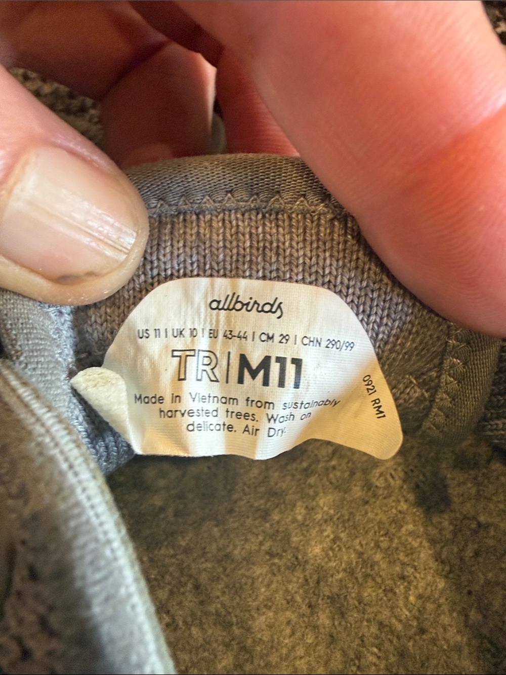 ALLBIRDS men’s shoe size 11 very good condition - Picture 3 of 10